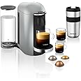Krups Vertuo Plus silver Macchina espresso, Nespresso, Macchina da caffè, Macchina per espresso, 5 dimensioni di tazze, 1,8 L