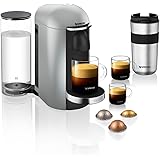 Krups Vertuo Plus silver Macchina espresso, Nespresso, Macchina da caffè, Macchina per espresso, 5 dimensioni di tazze, 1,8 L