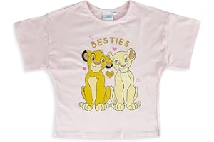 SUN CITY T-Shirt Disney Il Re Leone Maglietta Maniche Corte Maglia Bambina in Cotone 5184