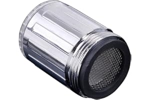 BLACKR Intelligent LED Faucet, RGB Color Changing Temperature Sensor LED Tap Water Nozzle Head