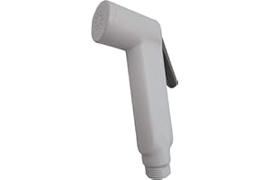 Glac Store® Alcachofa de ducha blanca ABS con palanca, fabricada en Italia, para barco, caravana, náutica, camping