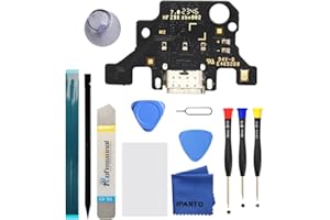 iParto Ladeanschluss-Ersatzkit für Samsung Galaxy Tab A9+ SM-X210 SM-X215 SM-X216B – USB Flex Dock Connector Ladeflex-Ersatzteil mit Werkzeugen
