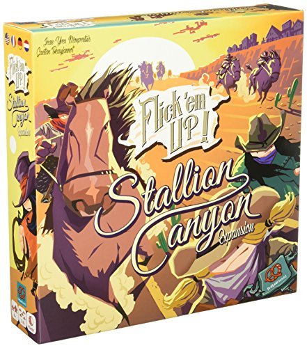 Preisvergleich Produktbild Flick'em Up Stallion Canyon Board Game by Pretzel Games