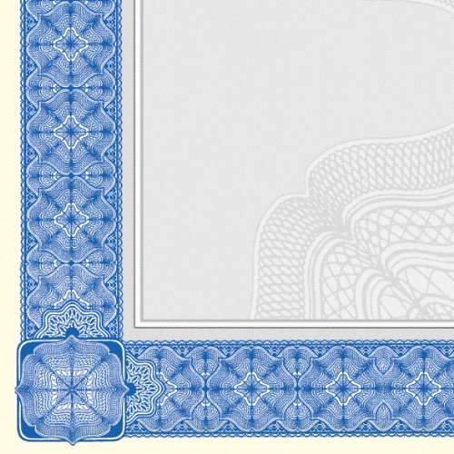 Sigel DP490 Motiv-Papier, Wertpapier blau, 185 g, DIN A4, 20 Blatt - 2