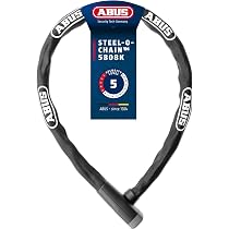 ABUS Kettenschloss 1500 Web, 60 cm, Gelb/Grün