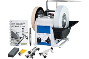 Tormek T-8 - Sistema di rettifica originale raffreddato ad acqua, versione DE con manuale tedesco, 200 W, 230 V