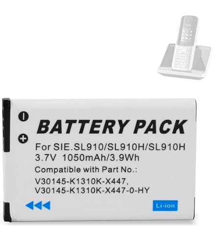 Batteria Sostitutiva Per Siemens Gigaset SL56 - Li-Ion 800 MAh 3,7 V