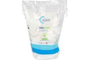 GILBERT HEALTHCARE Gilbert Pads Bio 180 - Rectángulos de algodón (8 x 10 cm)