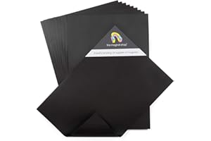 THE MAGNET SHOP Magnetyczne arkusze TMS A4, magnesy do rzemiosła, elastyczny arkusz magnetyczny 0,5 mm do wycinania matryc, teczek artystycznych, stwórz własne magnesy na lodówkę do kuchni, domu i biura (10 sztuk)