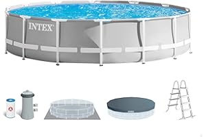Intex 26724NP - Piscina redonda intex prisma frame 457x107 cm con depuradora