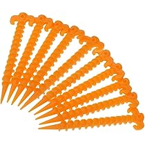 8 Pcs Piquets De Tente, Piquet De Tente A Visser, 21 Cm Piquet Ancrage Sol Piquets De Camping Robustes En Metal Piquet De Fixation Au Sol Pour Tente Bache Jardin Camping 87340502