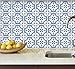 Produktbild Traditionell Portugiesische Fliesenaufkleber Blau Wandmuster Dekor Ideen (Packung mit 24) (15 x 15 cm)