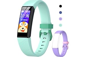 DIGEEHOT Reloj Inteligente Niño Niña Pulsera Actividad, Impermeable IP68 Deportivo Smartwatch Monitores de Actividad con Podómetro Pulsómetros Monitor de Sueño Contador de Caloría
