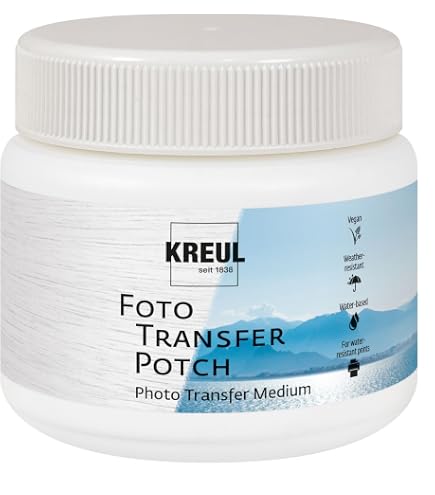 Paintersisters® Medium Transfert Photo 500ml - Potch Acrylique Pour Toile Et Surfaces Créatives