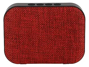 Live Tech Portable Yoga Red Bluetooth Wireless Speaker with Micro SD/AUX/Mic (Red)