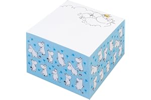 Grupo Erik Memo Block - Moomins Gifts | 400 Sheets - 3 x 3 inches - 7.5 x 7.5 cm Note Block, Small Notepad, Note Pad | Moomin Gifts, Stationery Gifts Under 10 Pounds