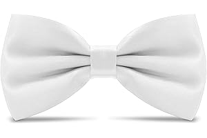 AHLPO Elegante Herren Fliege - Hochwertig, Mit Haken Verstellbar, Fliege Anzug für Hochzeit Party Feiern Büro Geschenk, Fliegen für Herren Damen Jungen, Fliege Schwarz