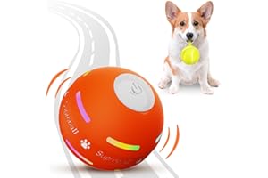 PetDroid Interactive Dog/Cats Ball Toys,Durable Motion Activated Automatic Rolling Ball Toys for Puppy/Small/Medium Dogs,USB Rechargeable