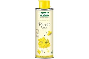‎BYODO Bio-Rapsöl kaltgepresst 250ml von Byodo - Hochwertiges, veganes Öl, reich an ungesättigten Fettsäuren, ideal für Salat & Kochen