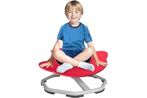 Zeplalory Sensory Spinning Chair for Autistic Kids Sensory Swivel Chair for Kids with Autism Sit and Spin Chairs for Children Teens Improve Balance &Coordination