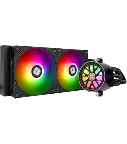 Thermalright Aqua Elite 240 V3 Aio Enfriador De CPU, 240 Filas De Refrigeracion Liquida Ventiladores Argb Pwm Para Intel