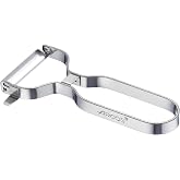 ARCOS Professional Peeler Stainless Steel Chrome 130mm | Kitchen utensil for fine cuts and peeling fruits or vegetables with