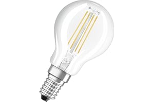Osram Base Clas P Lampada LED E14, 4 W, Luce Calda, 3 Lamp