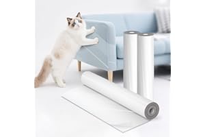 BAOANT Anti Cat Scratch Furniture Protector,Cat Anti Scratch Tape,Clear Self-Adhesive Scratch Tape for Sofa, Couch, Door & Wall – Pet Claw Protection from Cats & Dogs (45cm*500cm)