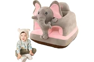 Kasmole Siège de Soutien pour Tout-Petits - Siège de Support de canapé d'apprentissage en Forme d'animal - Chaise Douce pour Apprendre à s'asseoir pour, garçons et Filles