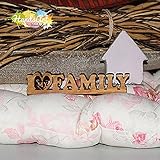 Olivenholz Schriftzug - I LOVE MY FAMILY -