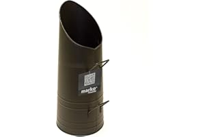 KD & JAY Fireside Matt Black Coal Scuttle Fire Bucket Fuel Hod