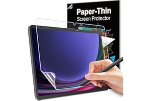 MoKo 1 Pack PET Matte Screen Protector for Samsung Galaxy Tab S9 FE 5G 2023/Tab S9 2023/Tab S8 2022/Tab S7 2020, Paper Feeling for Writing Anti-Glare Film Screen Protector Compatible with S-Pen