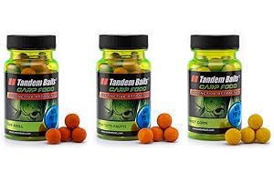 Tandem Baits Bouillettes Flottantes Pop Up pour La Pêche À La Carpe Zig Rig Chod Rig Carp Food Perfection Mini Pop-Up 12 mm 30 g