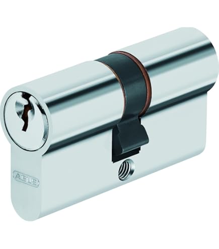 cylindre petite longueur marque ABUS laiton chromé pour serrure