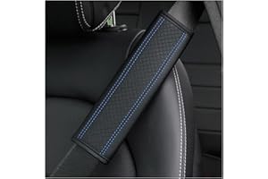 CGEAMDY 2 Piezas Cuscino Cintura Sicurezza, Hombreras de Cinturón de Seguridad, Protezione per Cintura di Sicurezza, Imbottitura per Cintura di Sicurezza, para Adultos y Niños (Rojo)