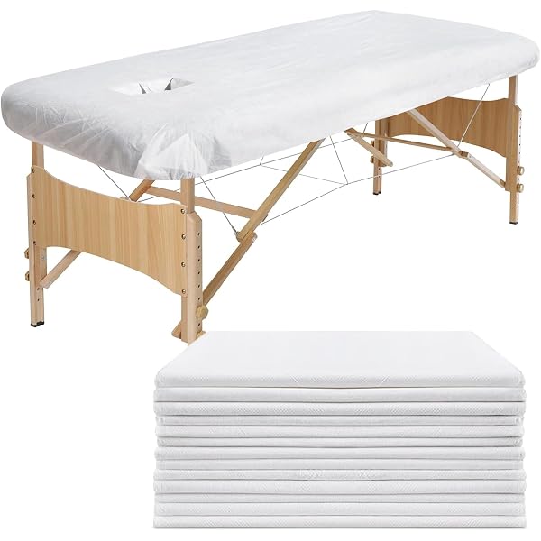 200 Lenzuola Usa E Getta Per Lettino Massaggio - 180x80 Cm, Con Angoli Elasticizzati, In Tessuto Non Tessuto, Bianche, Igeniche E Morbide - 3