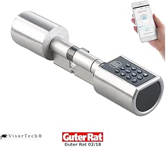 Lucchetto Digitale Con Password E Chiave - Serratura A Combinazione Per Armadietti (26 Mm)