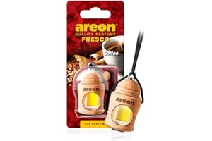 Areon Fresco Ambientador Olor Café Coche Colgante Negro (Pack de 1)