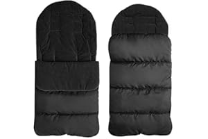 CUEYU Lined Snuggly Cosy Toes Pushchair Footmuff,Baby Sleeping Bag Footmuff,Baby Stroller Cosy Toes Liner Padded,Windproof Warm Thick Cotton Pad