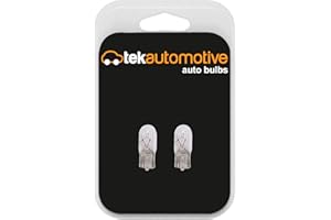 Tek Automotive 502 6V 3W W2.1x9.5D Capless Bulb Car Motorcycle Motorbike Light - Twin Pack