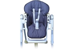 Aveanit Fodera per seggiolone, cuscino di ricambio, per sedia per bambini, per Peg Perego Prima Pappa Diner impermeabile Grafite - Grafite