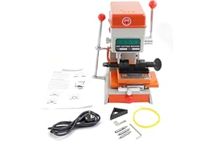 CDZHLTG Schlüsselkopiermaschine, 120W Professionelle Universal Schlüsselfräsmaschine Säulenbohrmaschine, Schlüsselfräse Schlüsselvervielfältiger Schlosser Werkzeug, 12000 r/min