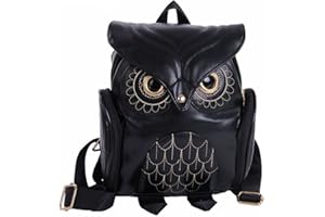 Dinglong Mode mignon chouette sac à dos femmes Cartoon école sacs pour les adolescents filles