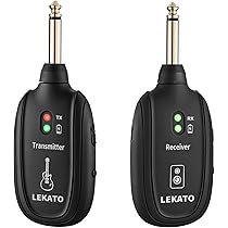 Sistema Wireless Per Chitarra LEKATO WS70 - Trasmettitore E Ricevitore, Bassa Latenza, Ricaricabile - Foto 12