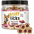 Sniff & Licks Dog Treats, Tiny CHIP for Adult Dog and Puppy with Sweet Potato + Goat Milk Flavour, 220g (Pack of 1)