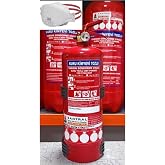 Santral 2 kg ABC Kuru Kimyevi Tozlu Yangın S&ouml;nd&uuml;rme T&uuml;p&uuml; | Ev ve Ara&ccedil; İ&ccedil;in Uygun, 4 Yıl Dolum Garantili, Asma Aparatı Dahil, 