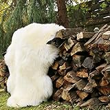 Lammfell champagner 90-100 cm