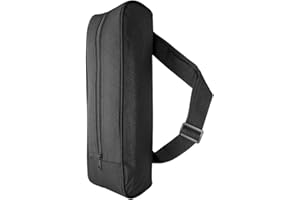 Hensych Nylon Material Black Waterproof Tripod Storage Bag Portable Shoulder Bag Handbag for Tripod/Monopod/Photo Equipment etc., black