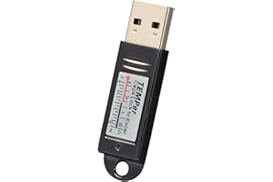 Docooler PCsensor USB Termometro Sensore di Temperatura Data Logger Registratore per PC Laptop Argento