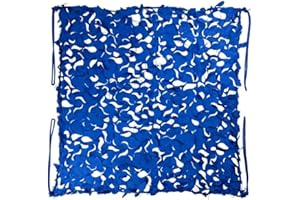 LE FILET DE CAMOUFLAGE Rete mimetica militare rinforzata blu | di alta qualità | protezione solare vela ombreggiatura anti-UV ideale per terrazza Pergola giardino caccia softair tenda decorazione resistente durevole 3 x 4